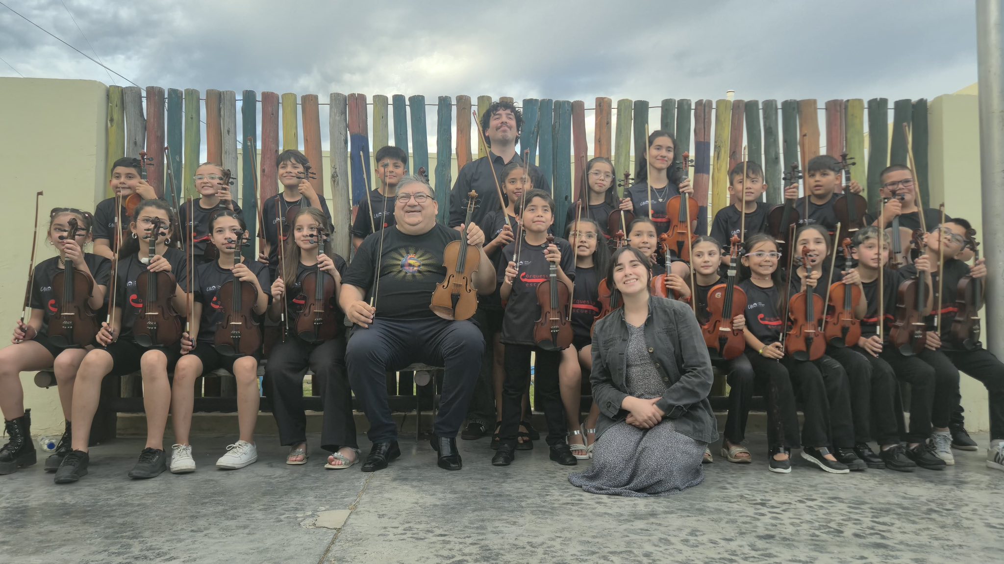 Un cierre lleno de música y alegría vivieron  los alumnos de la Escuela Orquesta Municipal de Ullum.