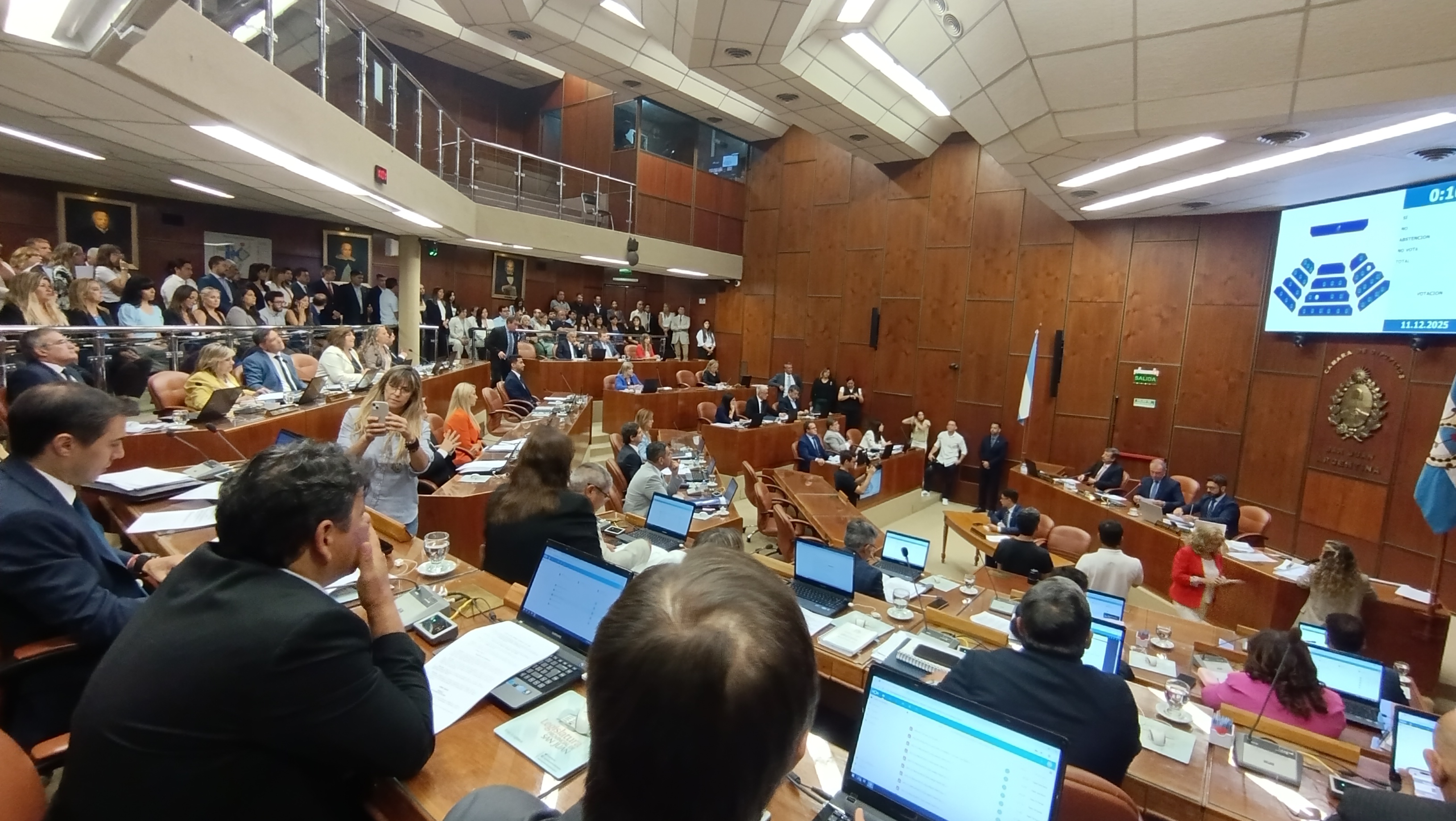 Tras un extenso debate con 21 votos a favor y 15 en contra,San Juan aprobo la nueva Ley de Transporte