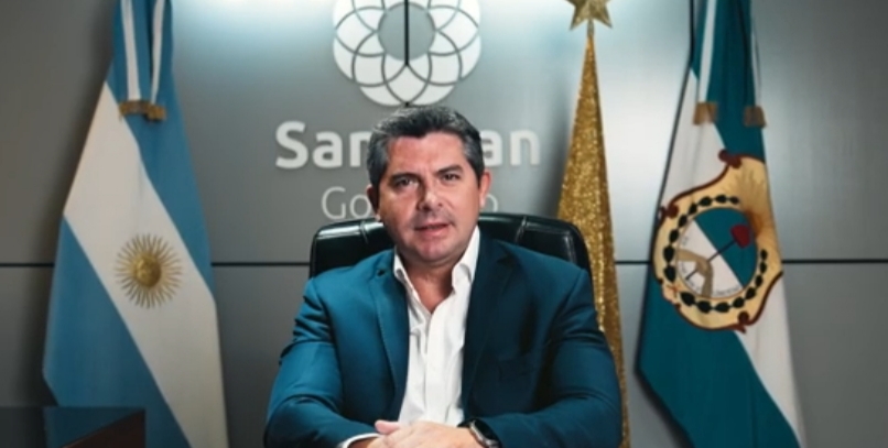 El gobernador Marcelo Orrego saludó a todos los sanjuaninos antes de concluir el año.