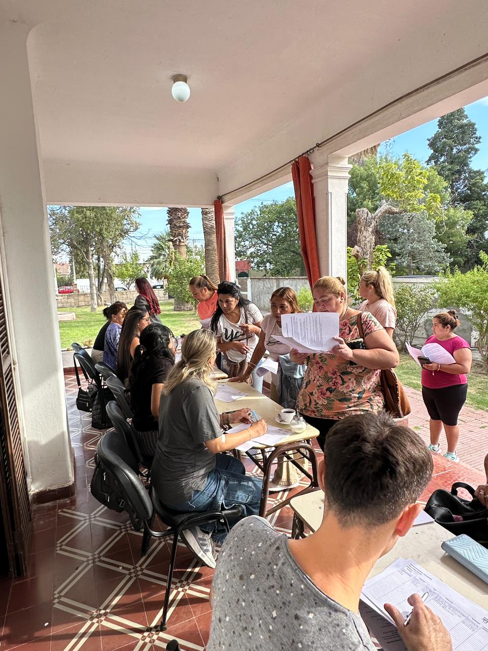 Las inscripciones de clases de apoyo escolar fueron un éxito en el departamento de Rivadavia.