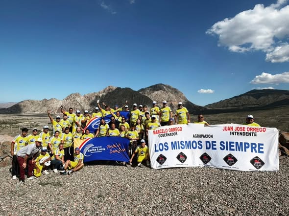 El intendente de Santa Lucia,Juan Jose Orrego agradecio al equipo que formo parte del  Giro del Sol 2026