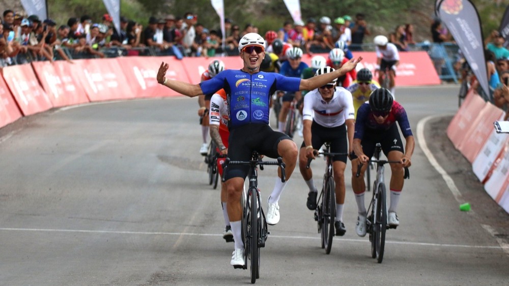 El ciclista puntano Tomás Moyano ganó la segunda etapa de la Vuelta a San Juan