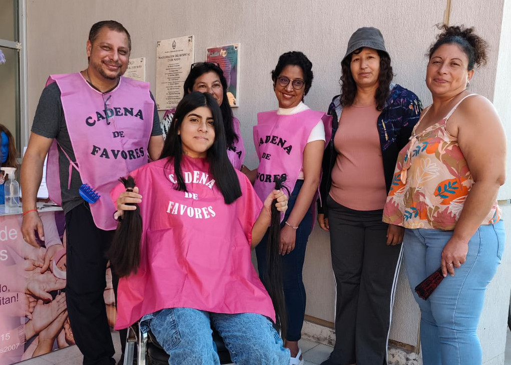 El Hospital de 25 de Mayo realizó una campaña de donación de cabello