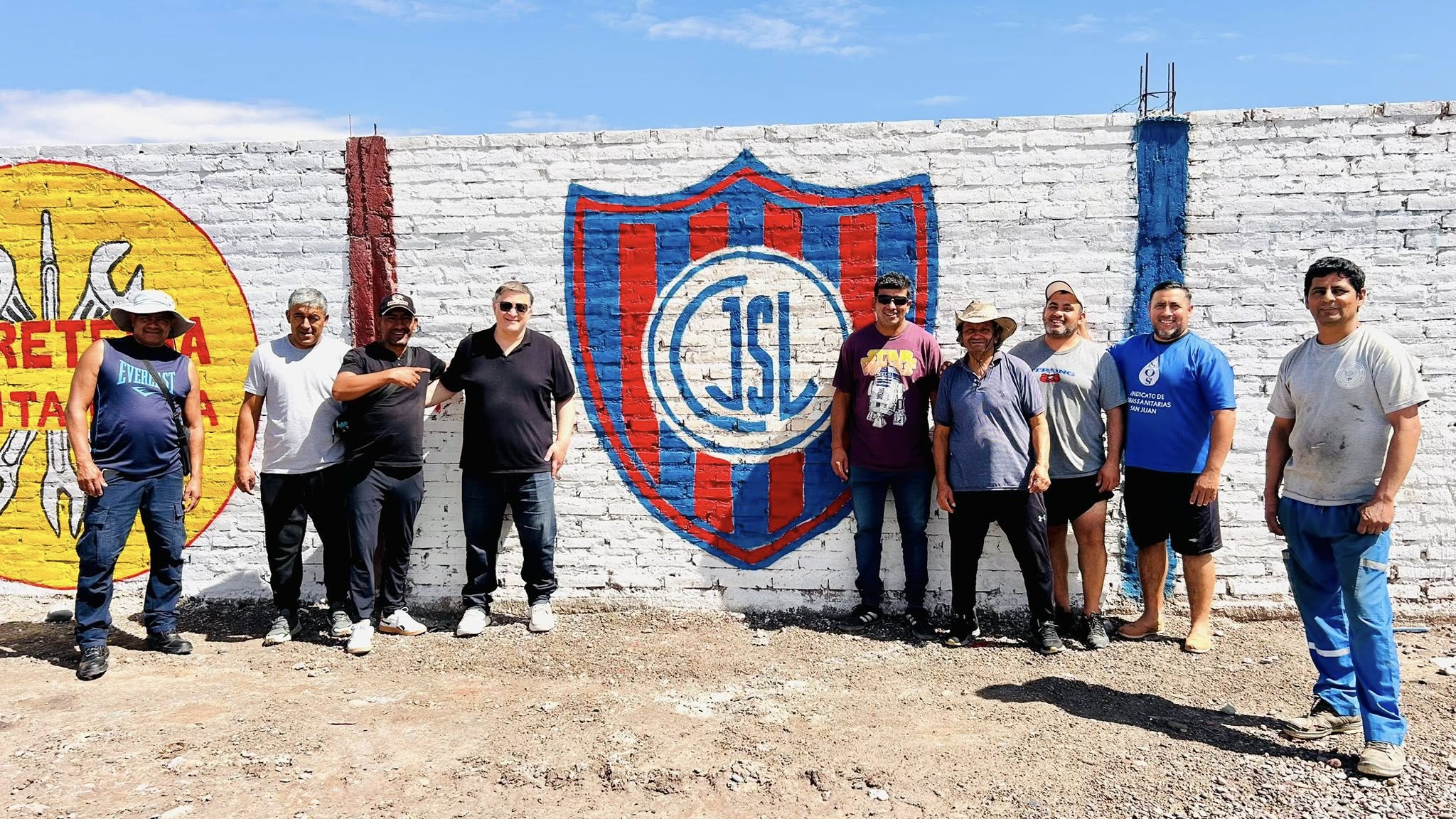 El intendente, Rodolfo Jalife, visitó las instalaciones del Club San Lorenzo