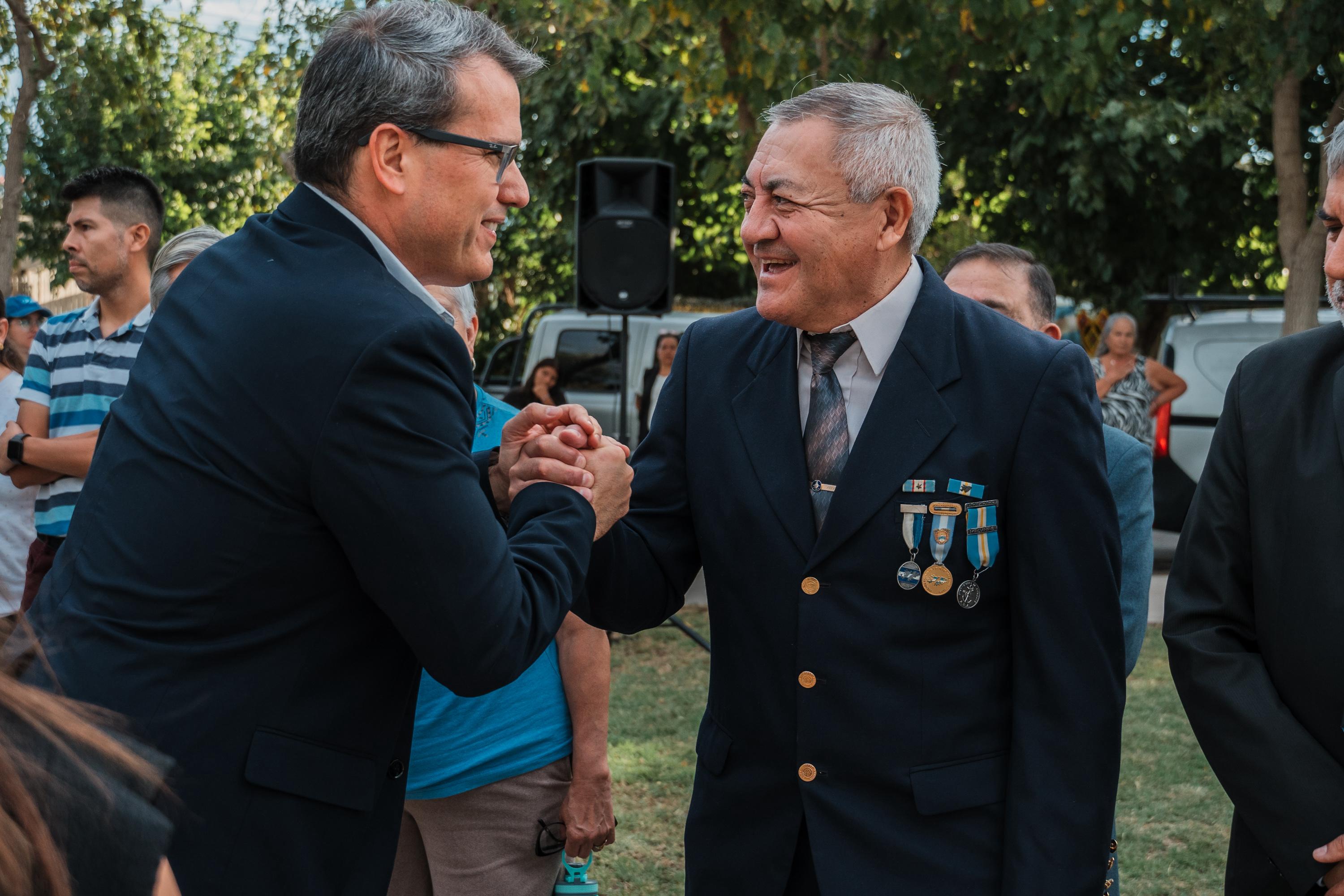 Malvinas en el corazón de Rawson con un homenaje a la soberanía y al valor