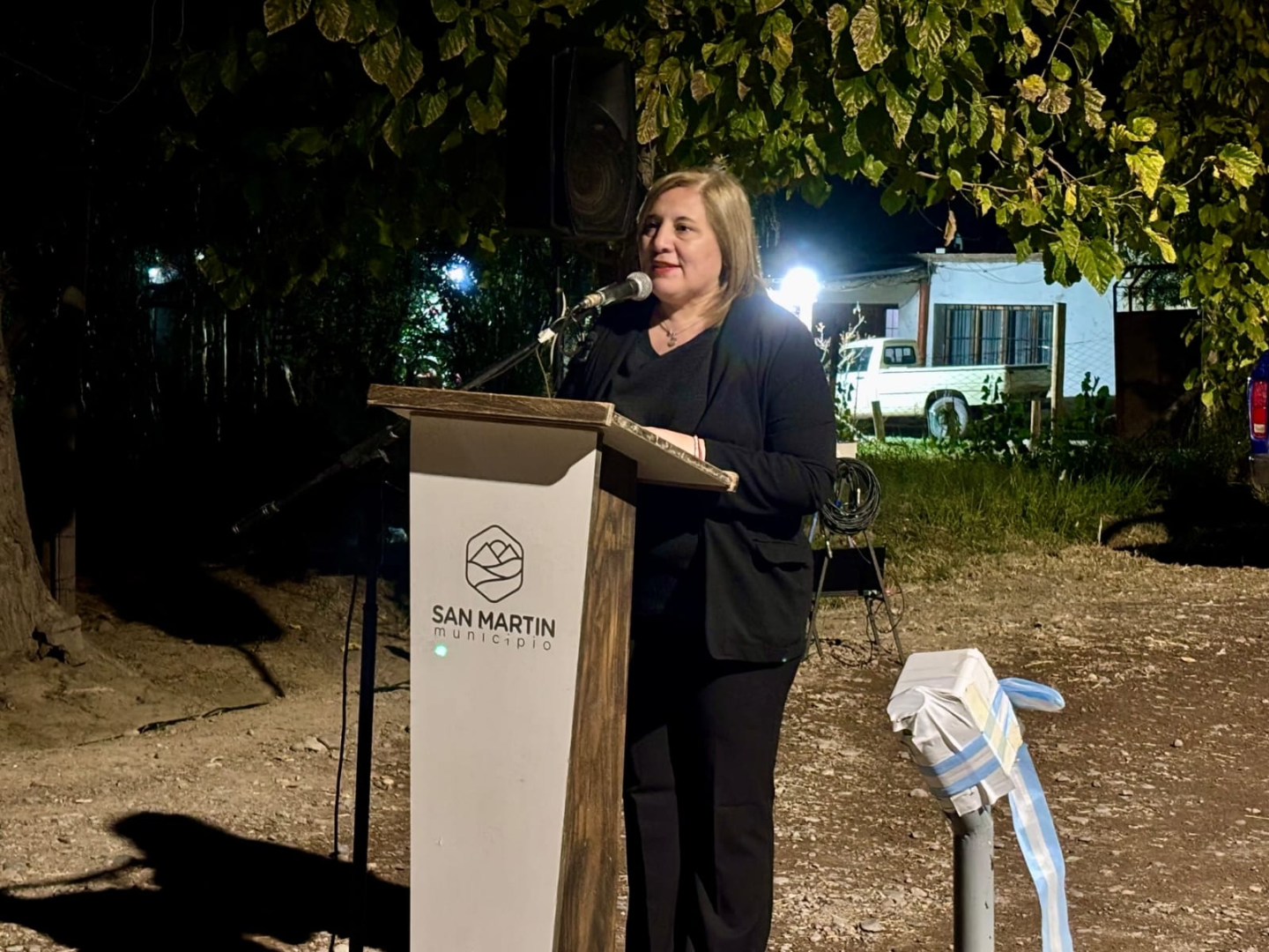 El municipio de San Martin dio un paso adelante en la modernización de su infraestructura urbana con la puesta en marcha de 24 nuevas luminarias LED